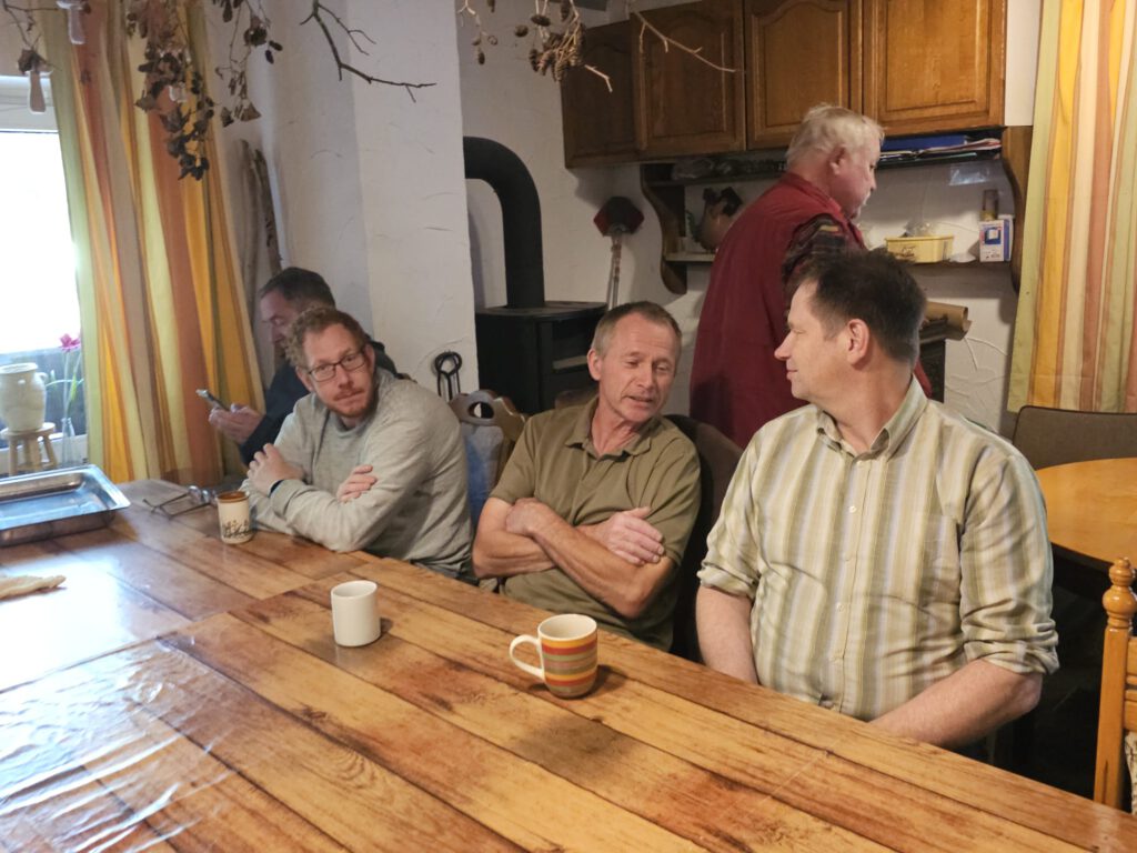 kurzes Ausruhen